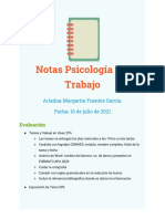 Notas Psicología Del Trabajo