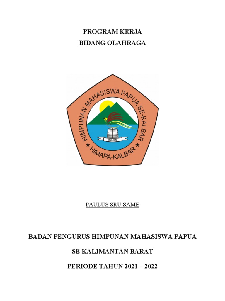 Program Kerja | PDF