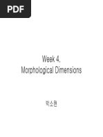 Morphological Dimension