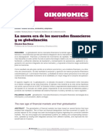 La nueva era de los mercados financieros: globalización e innovación