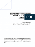 Eslabones y precipicios entre participación y democracia - Darío I. Restrepo