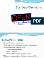 Start-up Decisions: Choose Business Structure