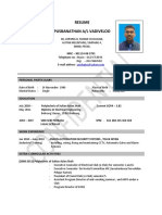 Resume Pusbanathan A/L Vadiveloo: Personal Particulars