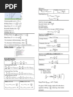 Exam 2 Cheat Sheet:: Pumps, Useful Work Turbines, Effective Work