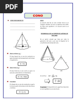 Cono Circular Recto para Secundaria