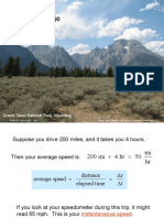 2.1 Rates of Change and Limits: Grand Teton National Park, Wyoming
