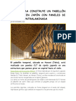 7) Kengo Kuma Construye Un Pabellón Temporal en Japón Con Paneles de Madera Contralaminada (24-11-2020)