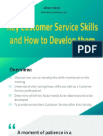 Key Customer Basic Skills