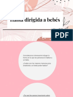 Habla Dirigida A Bebés