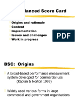 Balanced Score Card