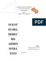 Informe Fuentes Del Derecho Administrativo