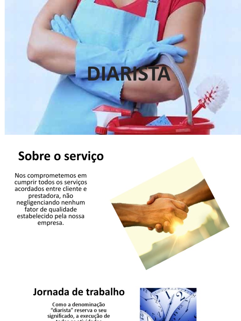 Serviços e Responsabilidades da Diarista | PDF
