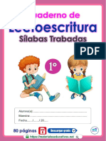 Cuaderno de Lectoescritura Sílabas Trabadas-Me