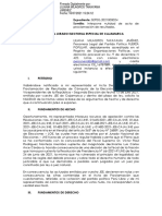 Nulidad de acta de proclamación de resultados ante el JEE Cajamarca