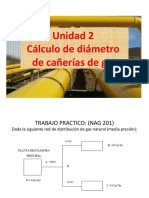 2-CALCULO DIAMETRO CAÑERIA GAS UNIDAD 2