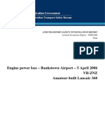 Engine Power Loss - Bankstown Airport - 5 April 2006: VH-ZNZ