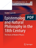 Epistemology and Natural Philosophy in The 18th Century: Danilo Capecchi