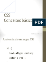 CSS Conceitos Básicos: Prof. Rodrigo Pedra Brum