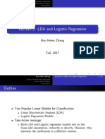 Lecture 5: LDA and Logistic Regression: Hao Helen Zhang