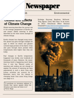 Causes and Effects of Climate Change: Bogotá, May 20th, 2021 Environmental