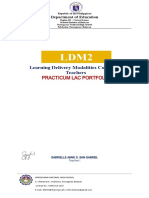 Sample On LDM2 Portfolio For Teachers