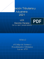 CNPT Obligacion Tributaria, HG, Sujetos Pasivos y Medios de Extinción 2021