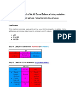 Simple Method of Acid Base Balance Interpretation