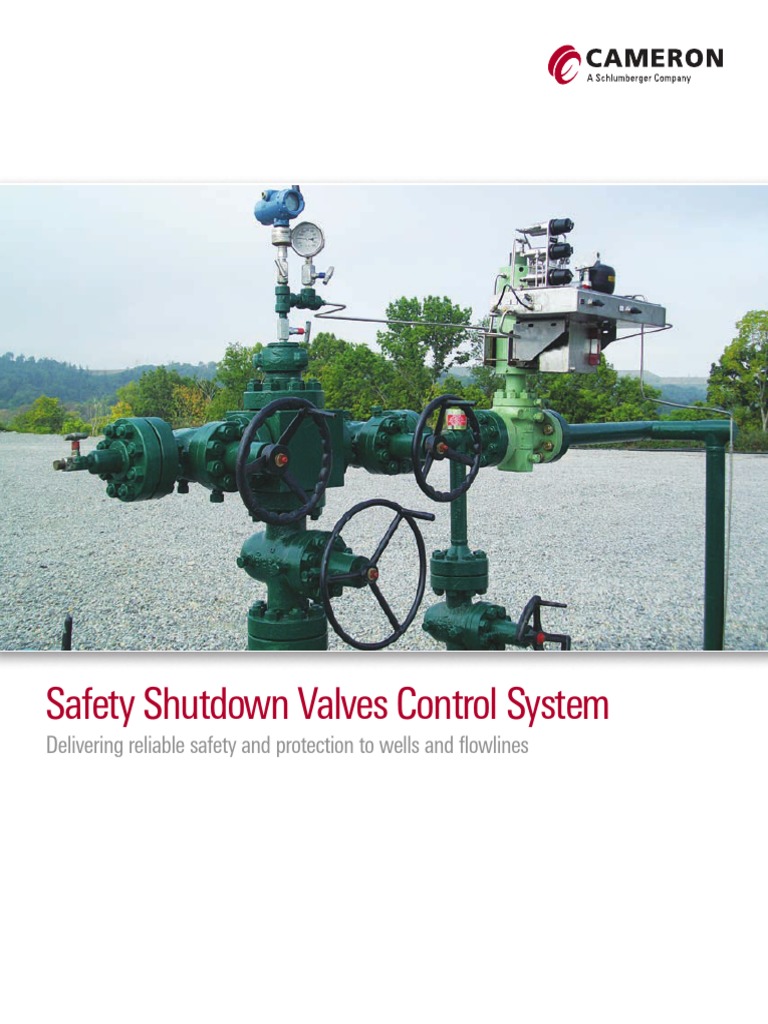 Safety Shutdown Valve SSV Control System Brochure | PDF | Valve | Actuator
