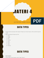 Data Types, Math, Constants