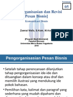 Pengorganisasian Dan Revisi Pesan ZaenalWafa TM 05 Rev