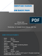 Presentasi Kasus Low Back Pain