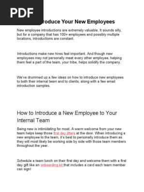 Introduction To How To Write An Introduction Email To A New Client