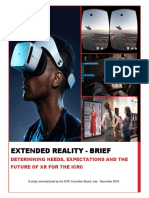Extended Reality - Brief: Determining Needs, Expectations and The Future of XR For The Icrc