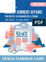Weekly Current Affairs: For Rbi Gr. B & Nabard Gr. A Exams