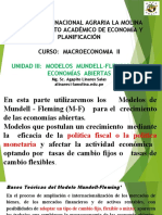 Unidad Iii - Modelos Mundell-Fleming de Economías Abiertas