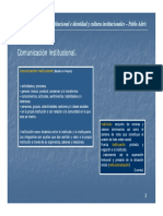 Comunicación institucional e identidad cultural