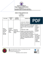 Department of Education: Weekly Home Learning Plan