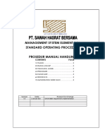 SOP 031 Manual Handling