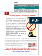 Charla Integral CISSIMA 428 - RECOMENDACIONES PARA EVITAR FALSAS ALARMAS DE INCENDIOS