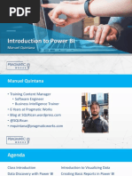 Introduction To Power BI Slide Deck