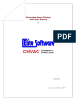 HVAC Load Analysis for Universidad Nuevo Chimbote