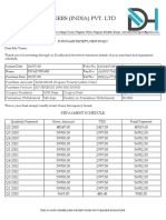 Derivative Hedgers (India) Pvt. LTD: Quaterly Payment Gross Amount TDS Final Payment