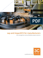Sap and Impactecs For Manufacturers: Cost Management and Profitability Analysis Solutions