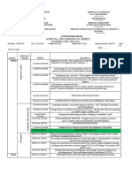 Annual Progression Sheet: ACADEMIC YEAR: 2020 - /2021