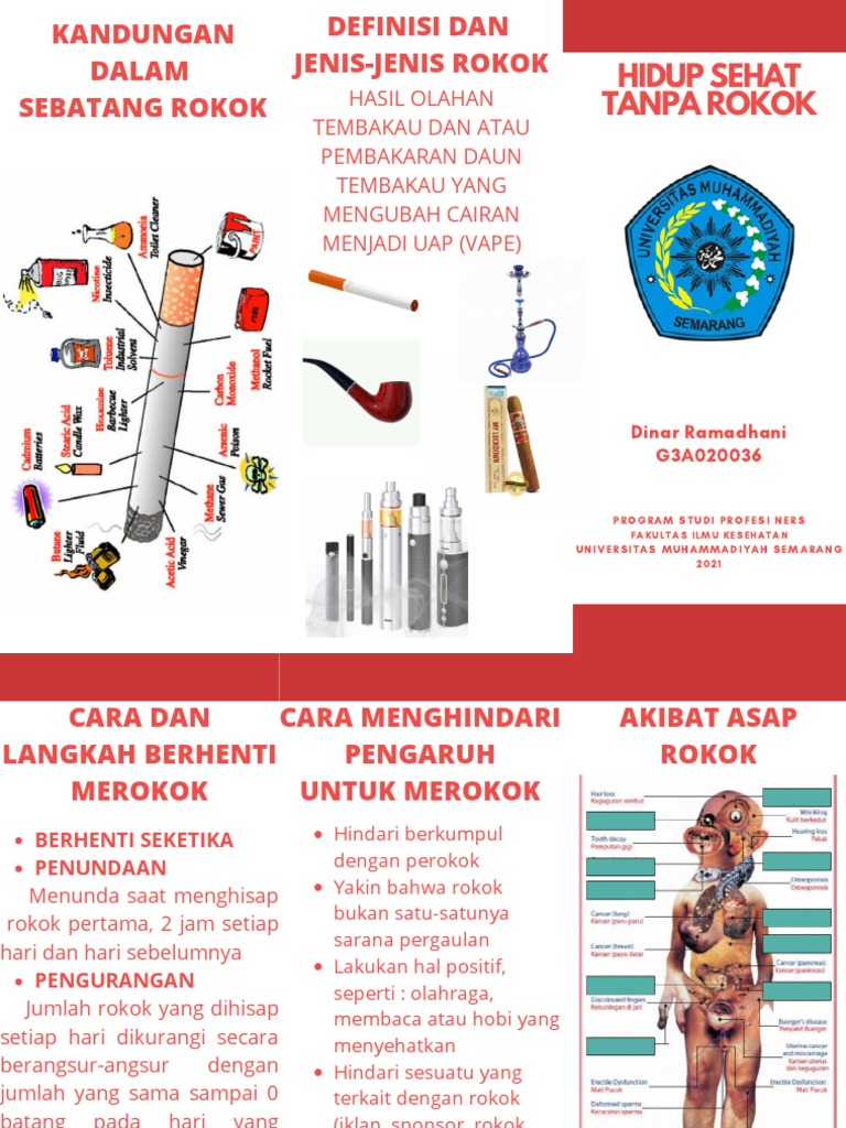 Leaflet Merokok Dinarrmd | PDF