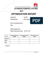 Optimization Report: Zamtel Lte3 Projectzamtel Lte Pro Ject