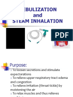 Nebulization and Steam Inhalation