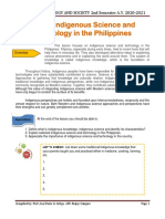 Indigenous Science and Technology in The Philippines: Esson