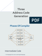 Three Address Code