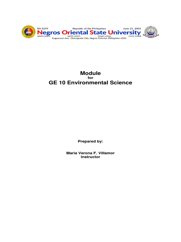 GE10 MODULE 3 - Ecosystem, Biodiversity and Evolution | PDF | Evolution ...
